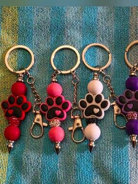 Pawprint Keychain